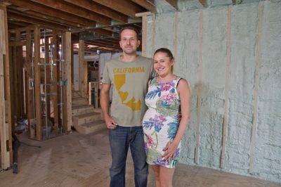 Mike and Margaret Lyczko chose spray foam insulation with renewable soy content to renovate their new Morton Grove, Ill. home. The long-term economic benefits attracted them to the product.